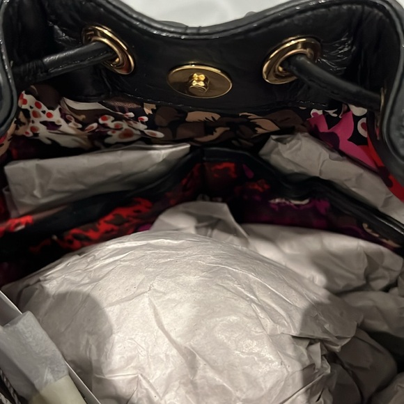 Vera Bradley Quilted Emerson Crossbody Black Genuine Leather - Picture 10 of 17